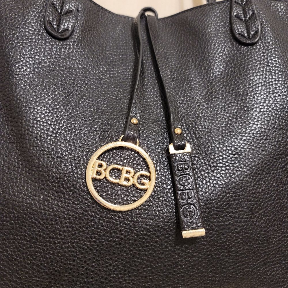 !!!SOLD!!! BCBG Paris Reversible (black/white) Tote - Picture 8 of 10